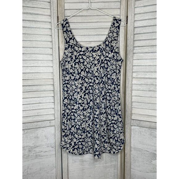 Calvin Klein Blue & White Floral Tank Slip Dress Size S NWOT - Picture 1 of 3